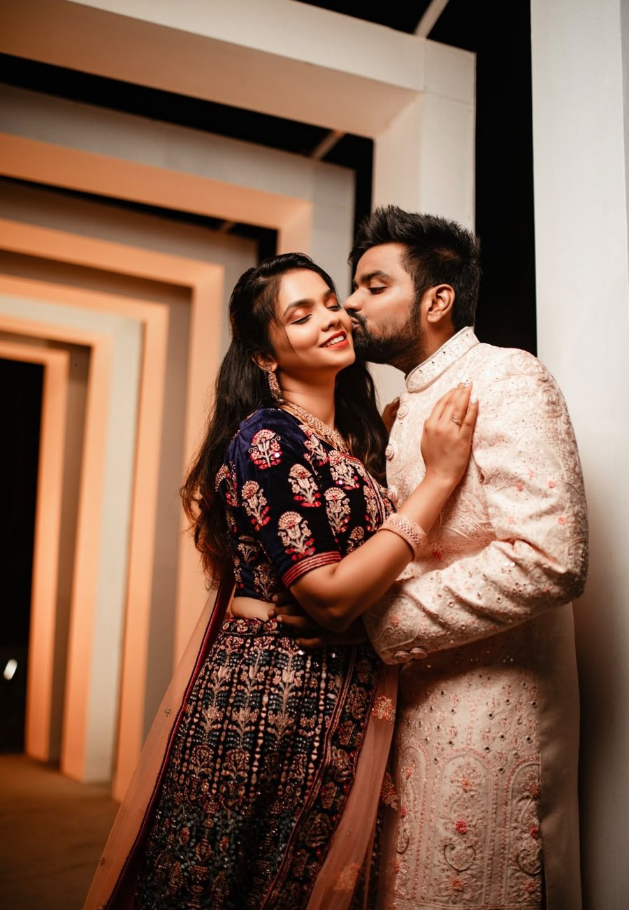 Engagement makeup portrait